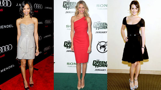 Zoe Saldana, Cameron Diaz, Lea Michele Zoe Saldana, Cameron Diaz, Lea Michele